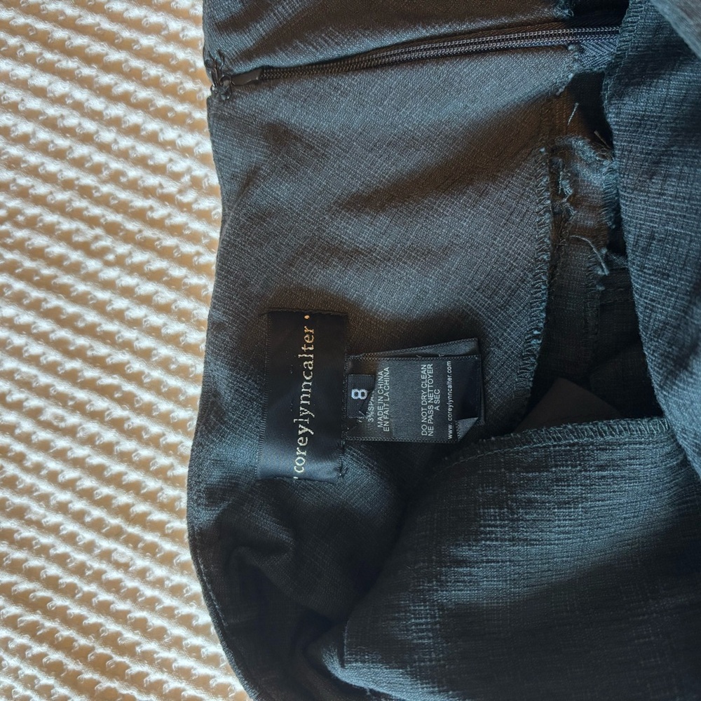 Corey Lynn Calter Charcoal Dress Pants - Picture 5 of 6